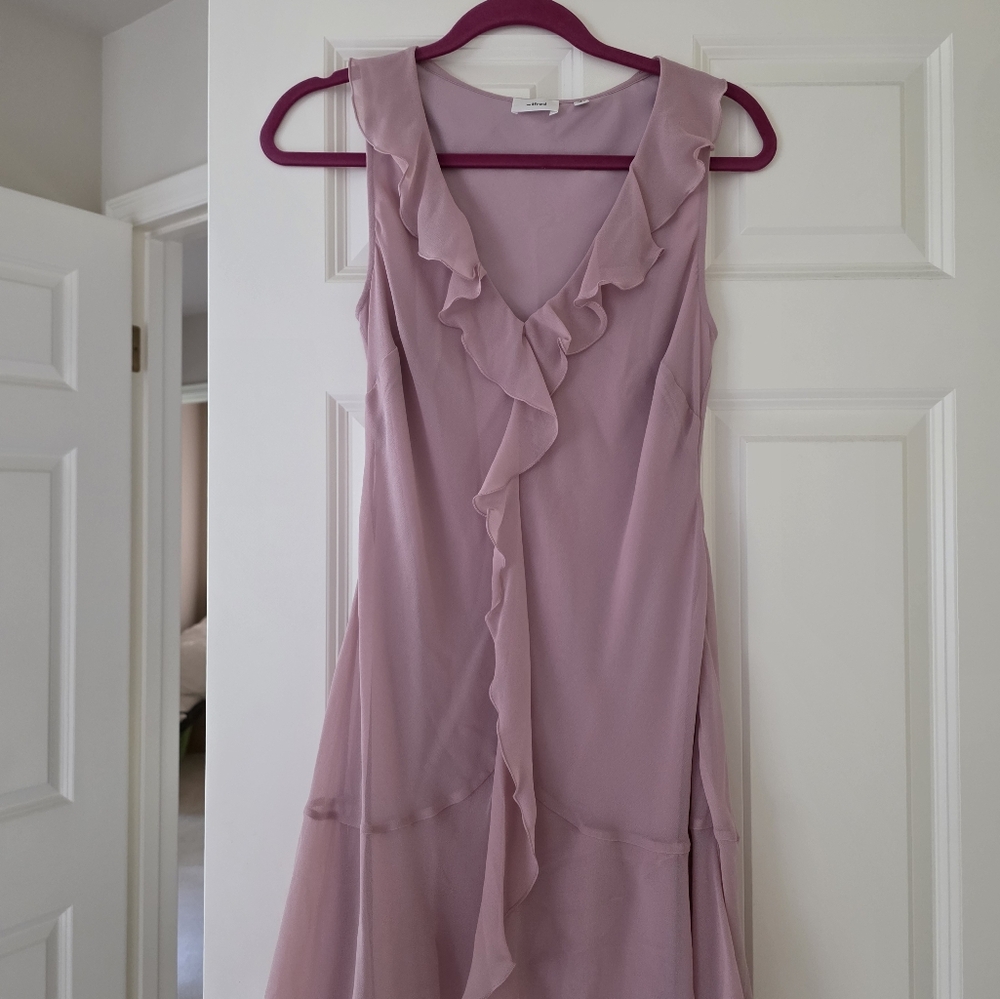 Wilfred Pink Ruffled Dress